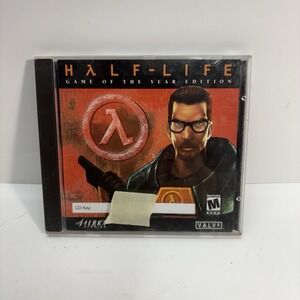 Half-Life Game of the Year Edition PC 1999 Disc with Key